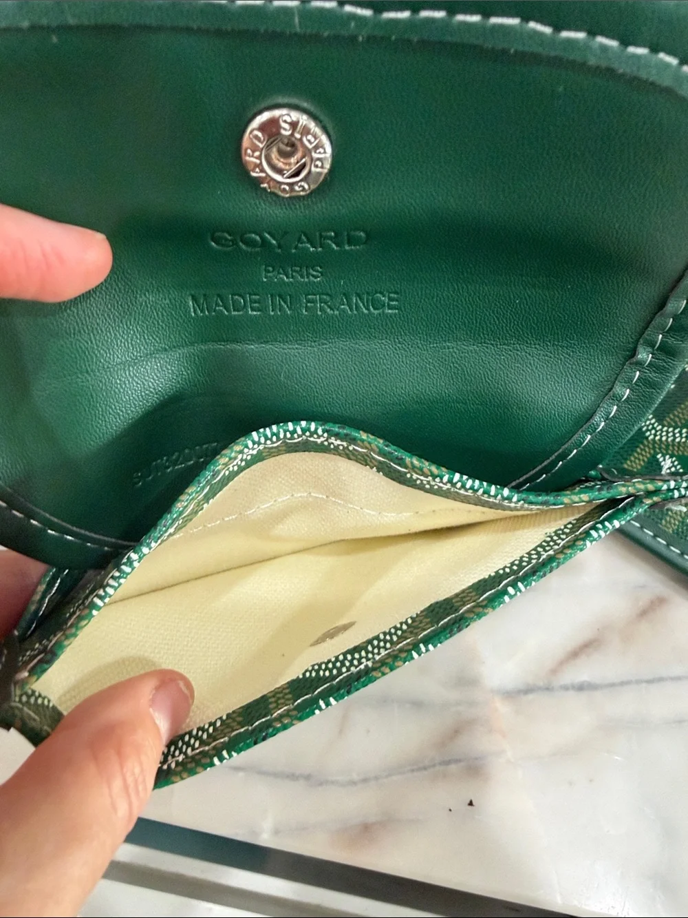 LUXURY INSPIRED Green Patterned Tote Bag- Mini - Picture 11 of 12